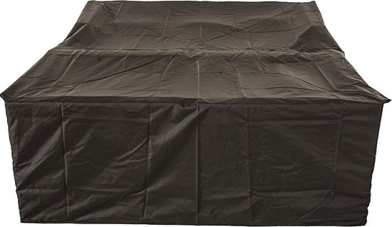 VANSHEIM Afdekking voor tafelblad, tuintafel, afdekhoes, waterdicht, winddicht, uv-bestendig 420D Oxford-weefsel, 180 x 90 x 15 cm