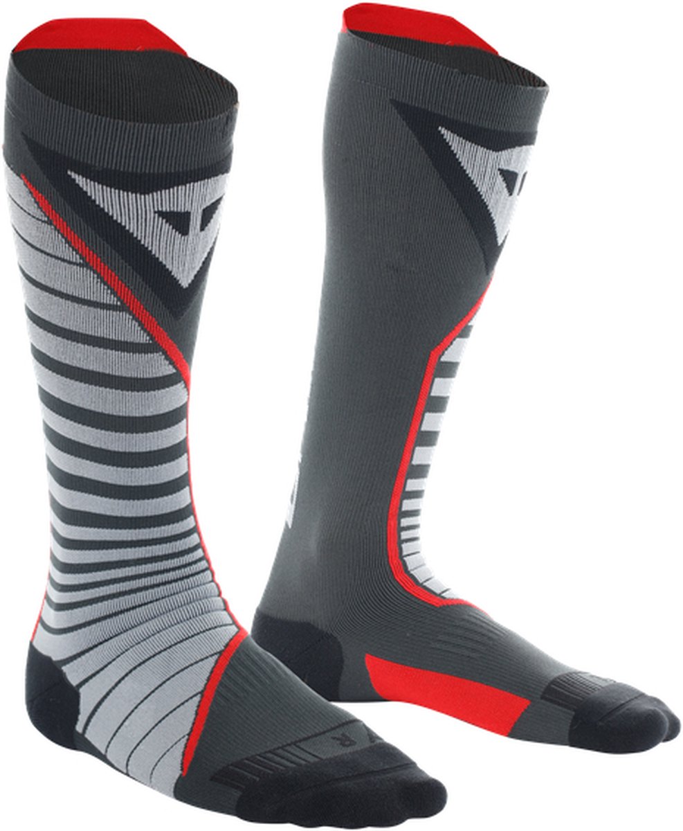 Dainese Thermo Long Socks Black Red - Maat 39-41 -