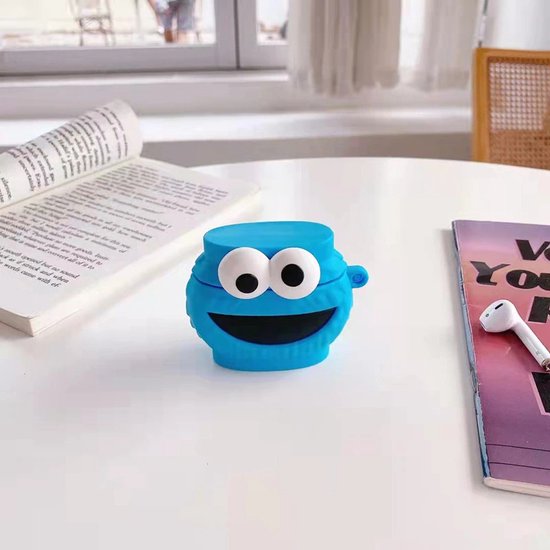 Cookie Monster Airpod Pro Case Bescherming Leuk Grappig Koekie