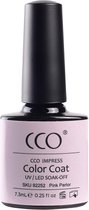 CCO Shellac - Gel Nagellak - kleur Pink Parlor 92252 - ParelmoerRoze - Semitransparante kleur - 7.3ml - Vegan