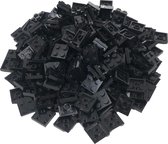 200 Bouwstenen 2x2 plate | Zwart | Compatibel met Lego Classic | Keuze uit vele kleuren | SmallBricks