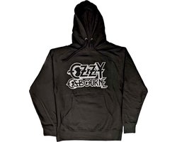 Ozzy Osbourne - Vintage Logo Hoodie/trui - XL - Zwart