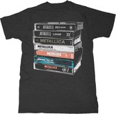 Metallica - Cassette Heren T-shirt - XL - Zwart