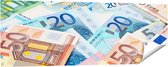 Gards Tuinposter Euro Geld Biljetten - Briefjes - 150x50 cm - Tuindoek - Tuindecoratie - Wanddecoratie buiten - Tuinschilderij