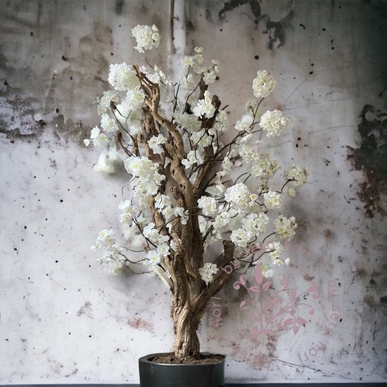 Seta Fiori - Rituals - Kunst Bloesem - Sakura - Kunstplant - Kunst Bloesemboom - Wit - 120 cm - *AANBIEDING*