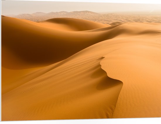 PVC Schuimplaat- Grote Zandbergen in de Snikhete Woestijn - 100x75 cm Foto op PVC Schuimplaat