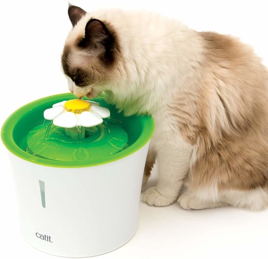 Cat-It Senses 2.0 Flower - Drinkfontein Kat Wit/Groen - 3 L | bol.com