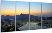 Vue de la peinture sur verre | Bleu, vert, jaune | 160x80cm 4 Liège | Tirage photo sur verre |  F002983