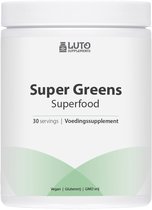 Super Greens - 300g - Superfood Mix 100% natuurlijke power smoothie - Probioticum Lactospore® & 27 soorten groenten en fruit - Luto Supplements