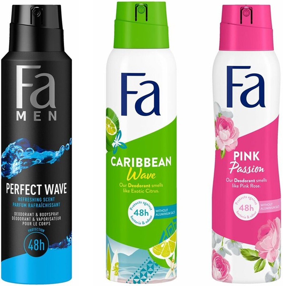 FA Deodorant Spray - MIX - Voor Hem & Haar - Fa