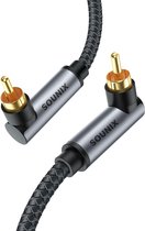 Câble RCA Sounix - Câble Coax Digital - 2 mètres - Plaqué Or 24K - Câble Audio Stéréo