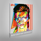 Canvas WPAP Pop Art David Bowie - 50x70cm