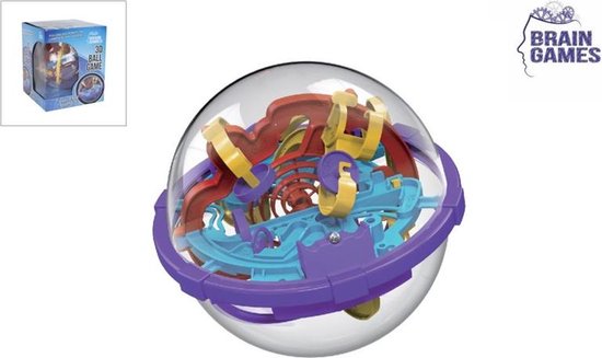 Brain Games 3D bal spel 100 obstacles 12,5x12,5cm | Games | bol