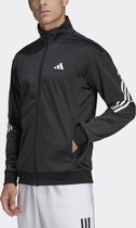 adidas Performance 3-Stripes Knit Tennis Jacket - Heren - Zwart- 2XL