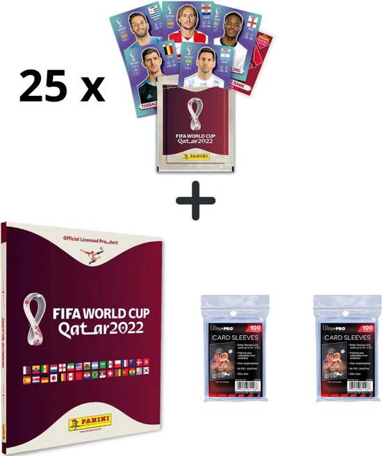 Afbeelding van het spel Panini FIFA World Cup 2022 Qatar - Hardcover album - Blauwe Sticker Versie Xl