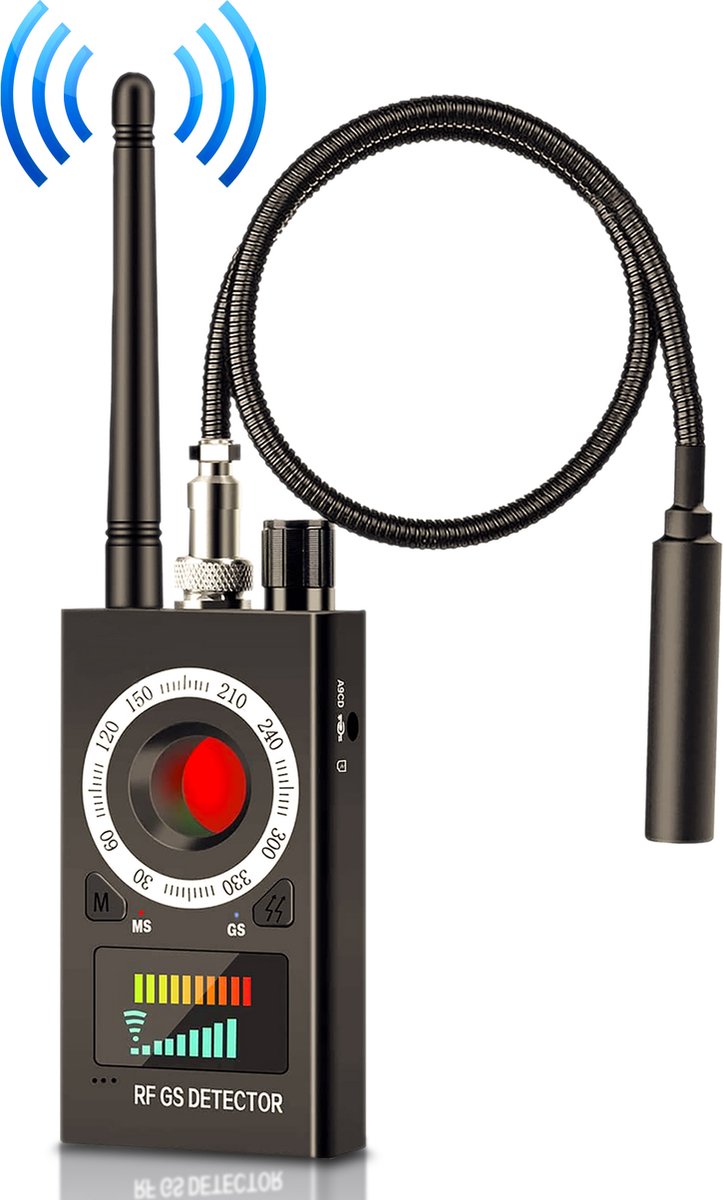 ✓ Détecteur Espion Caméra Micro Fréquence RF Radio Sans Fil Portable  Détector
