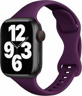 By Qubix Sportbandje Slim Fit - Paars - Geschikt voor Apple Watch 42mm - 44mm - 45mm - Ultra - 49mm - Compatible Apple watch bandje - smartwatch