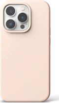Geschikt voor Ringke Apple iPhone 14 Pro Max Silicone Back Cover Hoesje Roze
