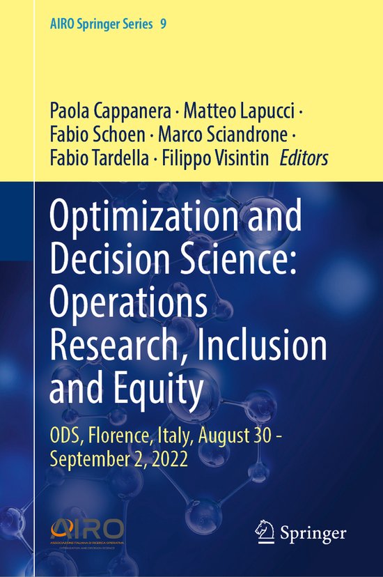 AIRO Springer Series Optimization and Decision Science Operations