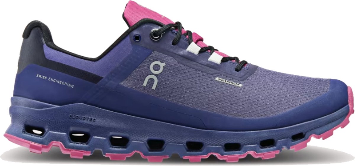 On Running Cloudvista Waterproof wandelsneakers dames paars