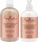 Shea Moisture Coconut & Hibiscus - Shampoo & Conditioner Curl & Shine - 2 x 384 ml