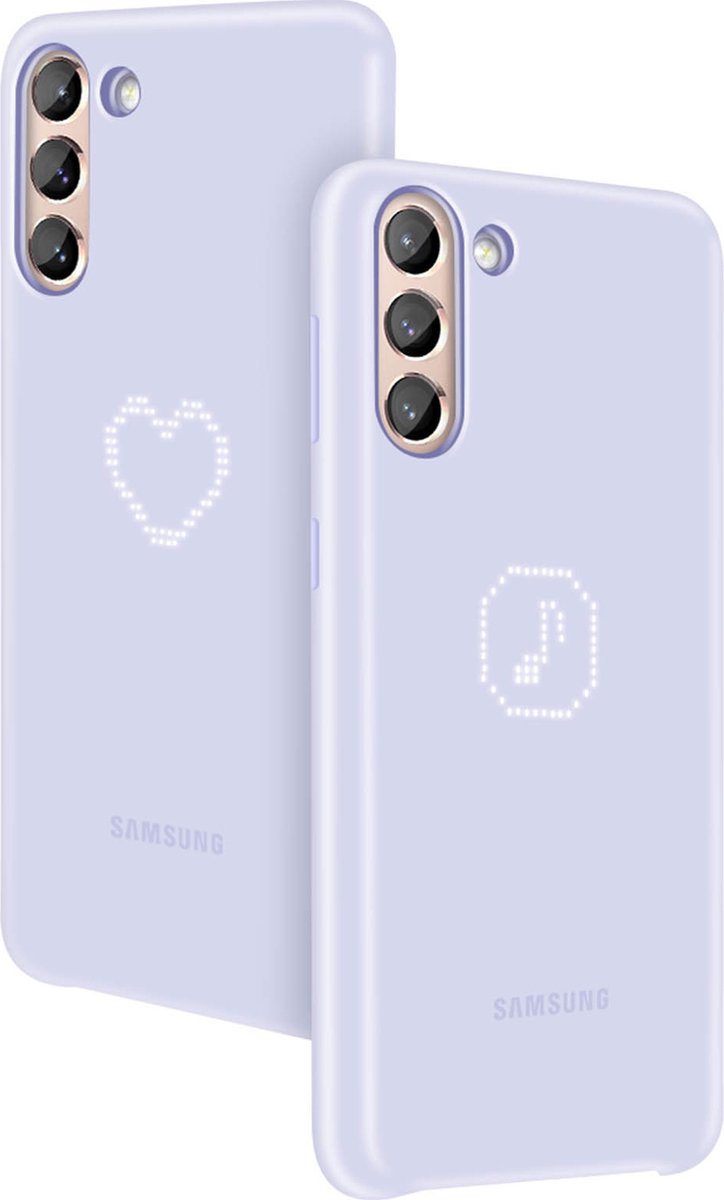 Samsung Smart LED Hoesje backcover (LET OP: geen Flap) - Samsung S21 Plus - Violet