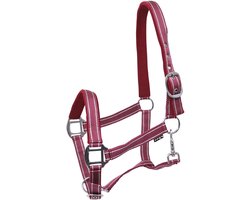 Horsegear Halster Horsegear Zari Rood-zilver | Maat: Paard