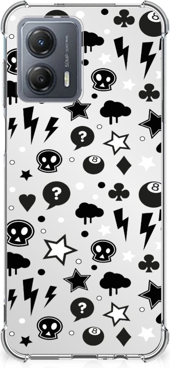 Extreme Case Motorola Moto G53 Silver Punk