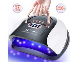 256 Watt UV LED Lamp Nagels - 57 Leds - SUN C4 plus - Nagel UV Lamp - Gellak lamp - Nagellamp - nagellamp led - nagellamp voor gel nagellak - nagellamp led uv - nagellamp uv - nagellamp gelnagels - gellak - nageldroger