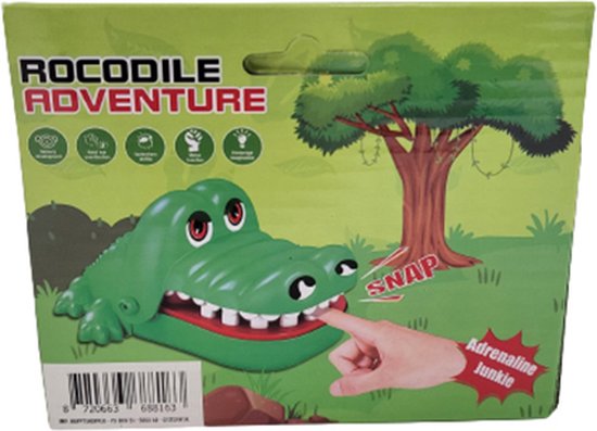 2PCS Jeu De Crocodile Dentiste – Jouet à Dents Aléatoires Pour Enfants Et Adultes, Jeu Familial Et De Fête