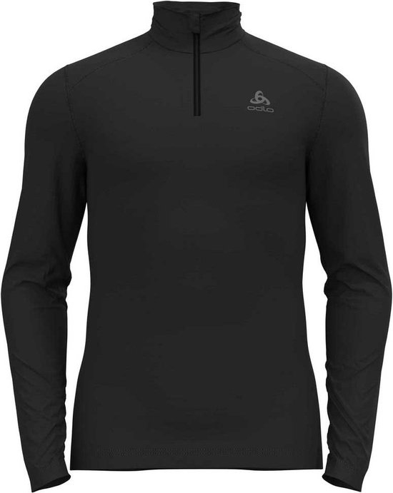 Odlo Fundamen Heren Lange Mouwenshirt - Black - L