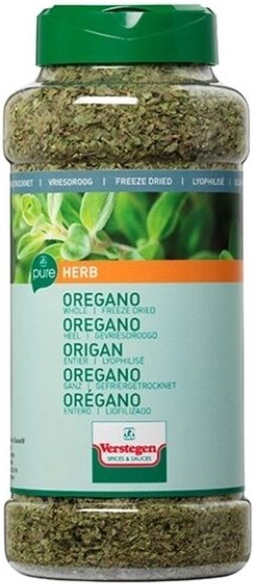 Goedkoopste Verstegen Oregano heel vriesdroog, bus 60 gr