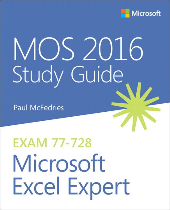 MOS 2016 for Microsoft Excel Expert - cover