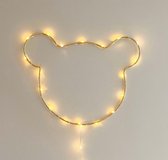 Lampe ours - lampe ours - Chambre de bébé - Chambre enfant - Veilleuse - or