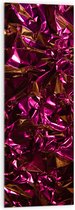 Acrylglas - Foto van Patroon met Roze Folie - 40x120 cm Foto op Acrylglas (Wanddecoratie op Acrylaat)