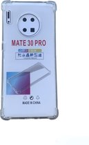 Hoesje Geschikt voor Huawei Mate 30 Pro Anti Shock silicone back cover/Transparant hoesje