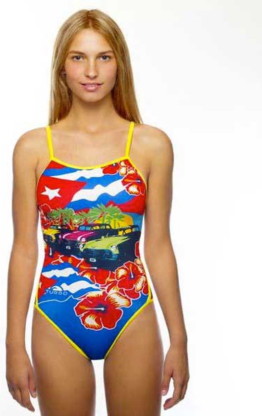 Maillot de bain Turbo Cuba Colors Multicolore XL Femme