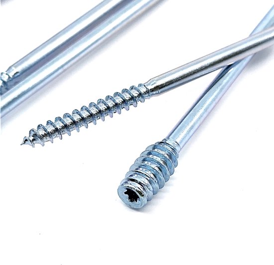 Zelftappende Schroeven 5,0 X 120 Mm Verzonken Kop Torx T25 - 20 Stuks Zwart Verzinkt