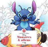 Les Grands Carrés Disney Monstres & Aliens - Hachette Heroes - Livre de coloriage pour adultes