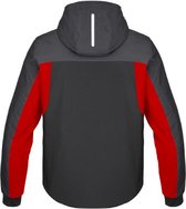 Spidi Hoodie H2Out II Black Anthracite Fluo Red M - Maat - Jas