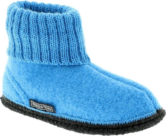 Bergstein Cozy - Sloffen - Unisex - Aqua - Maat 39 | bol.com