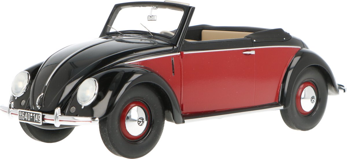 Volkswagen Kever Hebmüller Minichamps Modelauto 1:18 1949 107054230 Schaalmodel