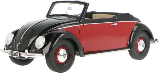 Miniature VOLKSWAGEN Coccinelle Noir et Bordeaux Ech:1/87 SCHUCO SCH25958 | Collect World