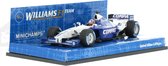 The 1:43 Diecast Modelcar of the Williams BMW FW23 #6 First win during the GP of Italia of 2001. The driver was J.P. Montoya. The manufacturer of the scalemodel is Minichamps.This model is only online available