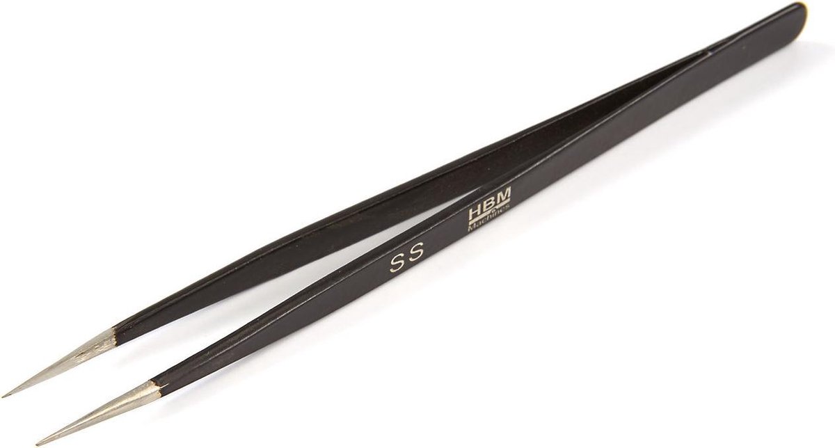 HBM Professionele Anti-Magnetische RVS Pincet met Puntbek LANG ST-29