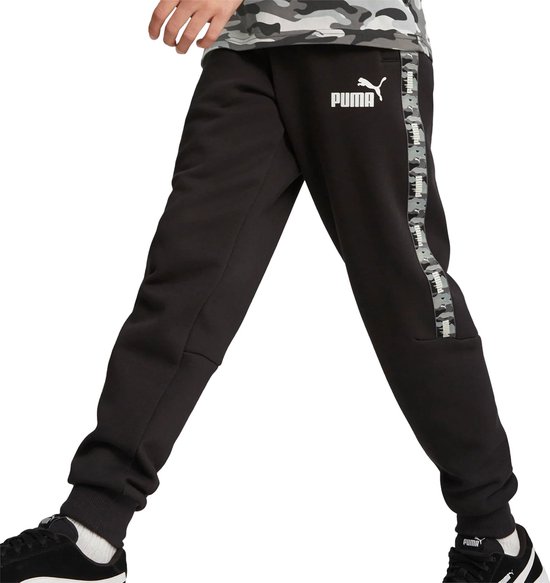 Pantalon de survêtement enfant Puma Essentials Tape Camo - Zwart - Taille 134/140