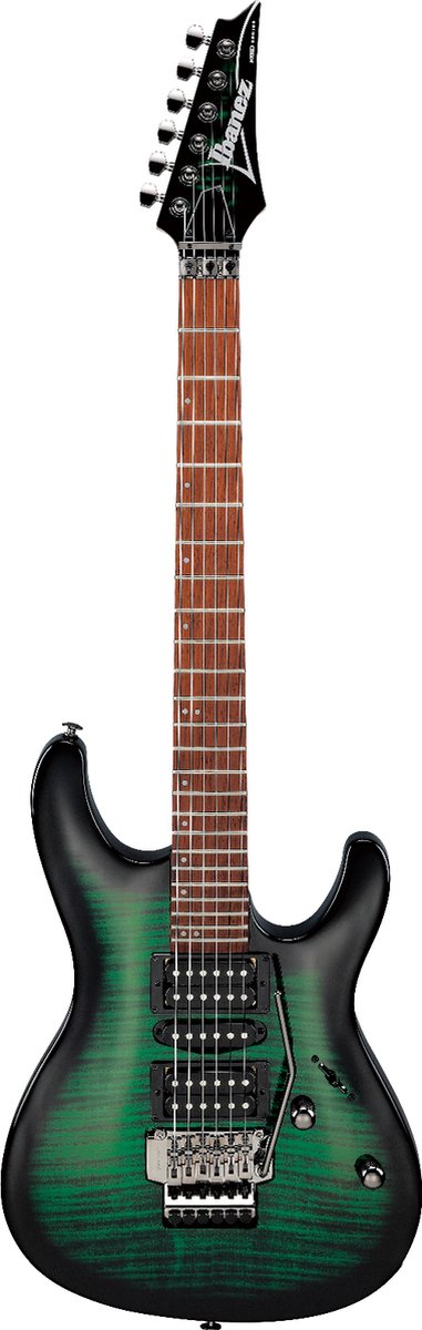 Ibanez KIKOSP3 Transparent Emerald Burst Kiko Loureiro signature elektrische gitaar