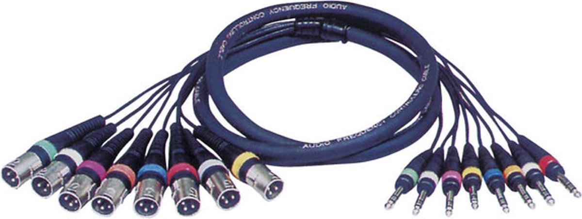 DAP FL68300 3m XLR (3-pin) 3.5mm Zwart audio kabel