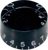 Boston KB-114 Hatbox Speed Knob (Inch), Fblack potmeterknop