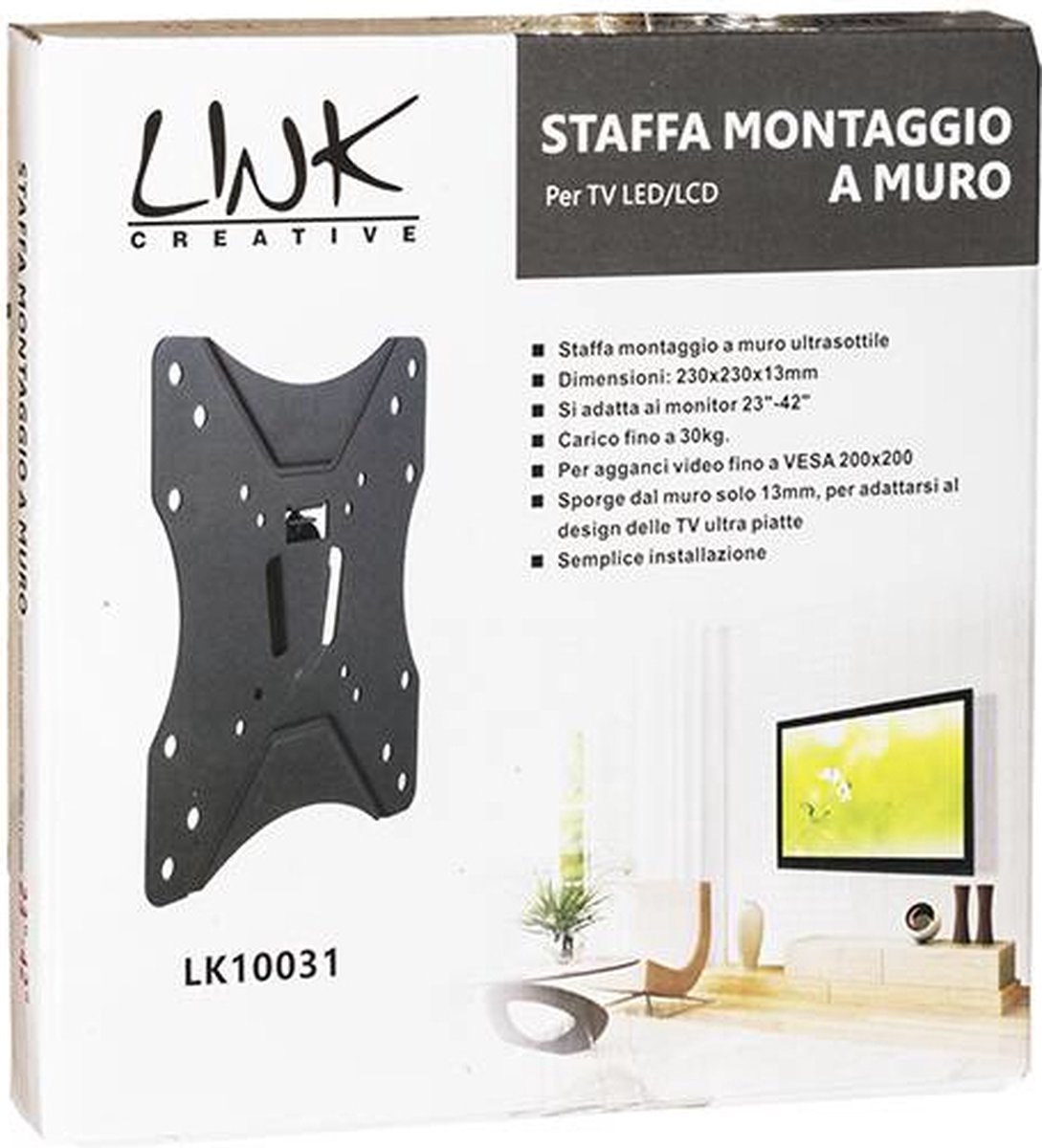 Link Accessori LK10031 tv-bevestiging 106,7 cm (42") Zwart